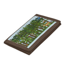 Custom Photo Wallet in our Dense Forest design