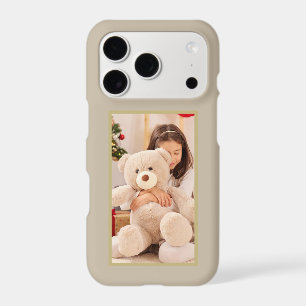 Custom Photo Warm Taupe iPhone Case- Mate iPhone 17 Pro Case