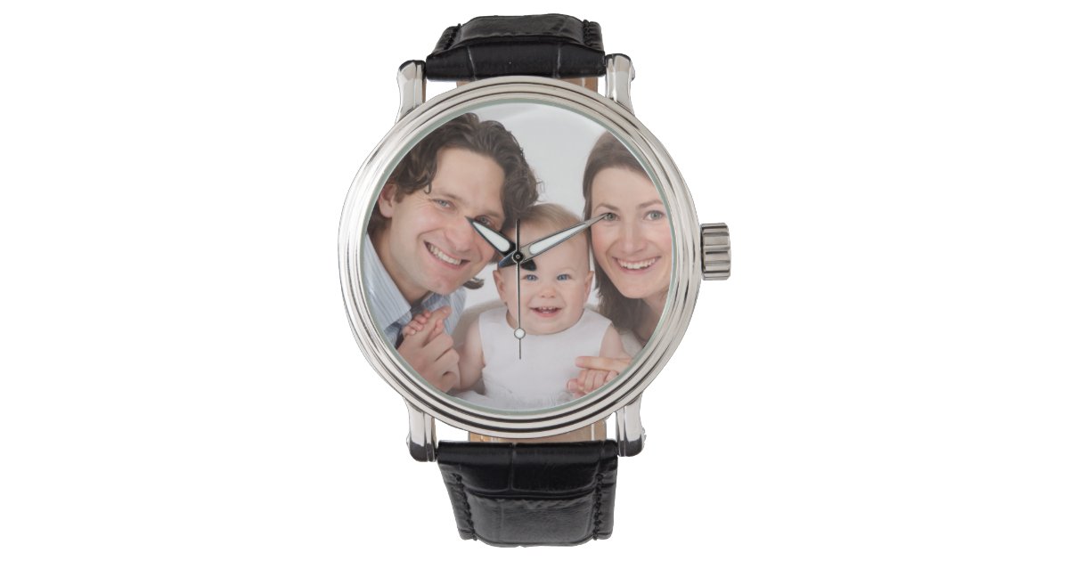 Custom Photo Watch Personalized Watch | Zazzle