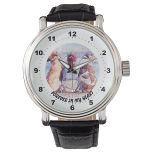 CUSTOM PHOTO WATCH WITH PEARSONALIZED MESSAGE