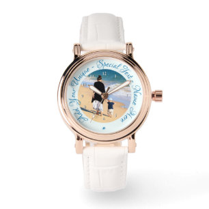 Custom Photo Watch with Your Photos and Text