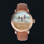 Custom Photo Watch with Your Photos and Text<br><div class="desc">Custom Photo Watch - Unique Your Own Design Personalized Family / Friends or Personal Watches Gift - Add Your Photo / or Text / more - Resize and move or remove and add elements / image with Customization tool ! Good Luck - Be Happy :)</div>