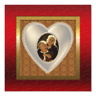 Custom Photo Wedding Anniversary Party Invitation