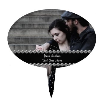 Custom Photo Wedding/engagement/anniversary Cake Cake Topper by Home_Sweet_Holiday at Zazzle