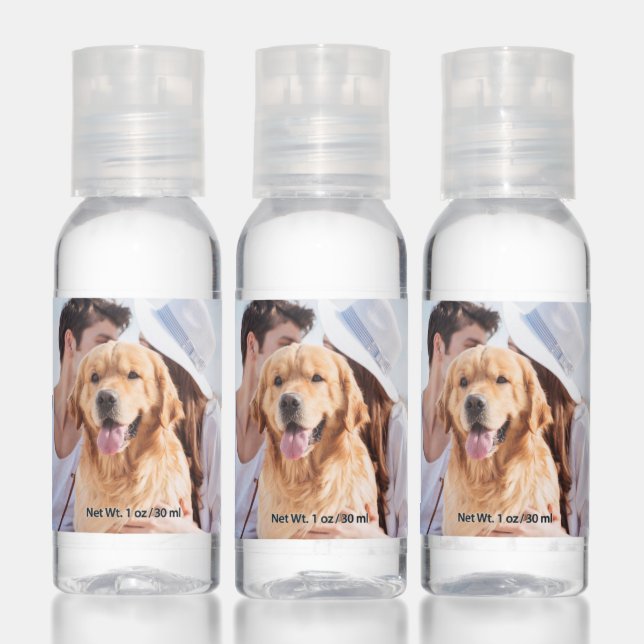 Custom Photo Wedding Hand Sanitizer (Set)