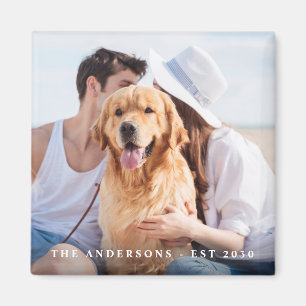 Custom Photo Wedding Magnet