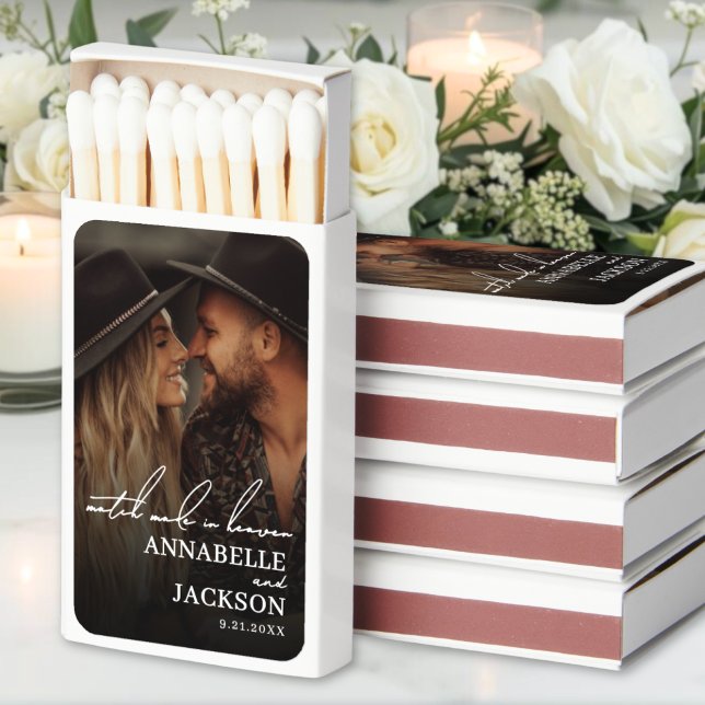 Custom Photo Wedding Matchboxes (Custom Photo Wedding Matchboxes)