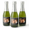Custom Photo Wedding Mini Sparkling Wine Favor Lab