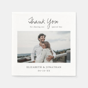 Custom Photo Wedding Napkins