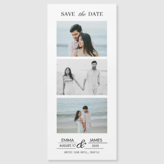Custom Photo Wedding Save the Date magnet