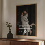 Custom Photo Wedding Song  Poster<br><div class="desc">Celebrate your love story with this Custom Photo Wedding Song Poster. Featuring your favorite wedding song lyrics alongside a cherished photo, this poster creates a meaningful and personalized keepsake. With a modern layout and elegant typography, it captures the sentiment of your special day beautifully. Printed on high-quality paper, this poster...</div>