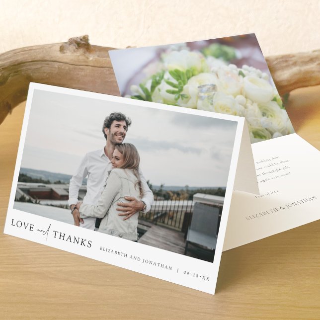 Custom Photo Wedding Thank You Card Template (Creator Uploaded)