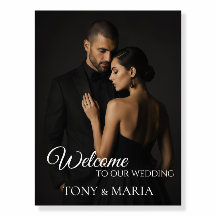 Custom Photo wedding Welcome Foam Board