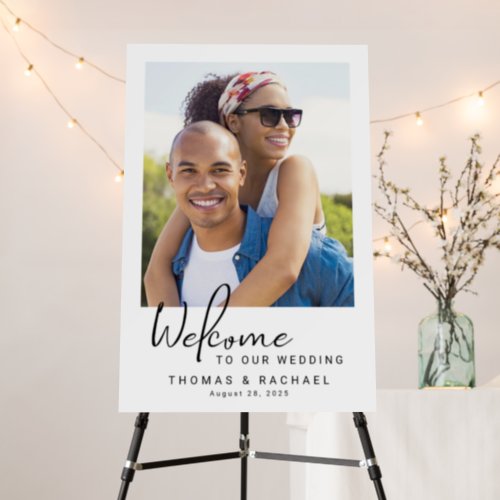 Custom Photo Wedding Welcome Foam Board