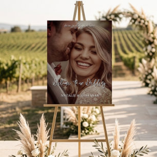 Custom Photo Wedding Welcome Foam Board