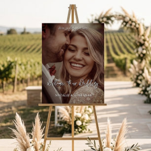 Custom Photo Wedding Welcome Foam Board