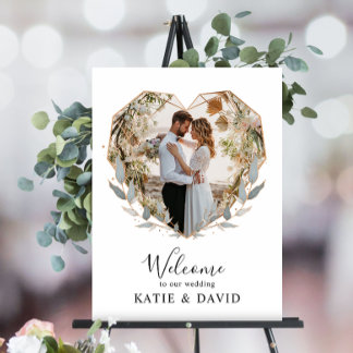 Custom Photo Wedding Welcome Foam Board