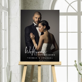 Custom Photo Wedding Welcome Foam Board
