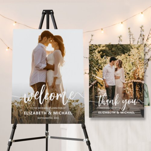 Custom Photo Wedding Welcome Foam Board