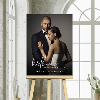 Custom Photo Wedding Welcome Foam Board