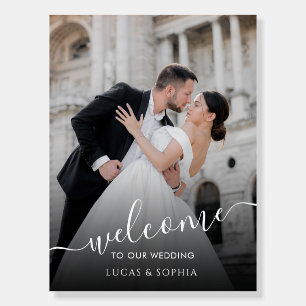 Custom Photo Wedding Welcome Foam Board