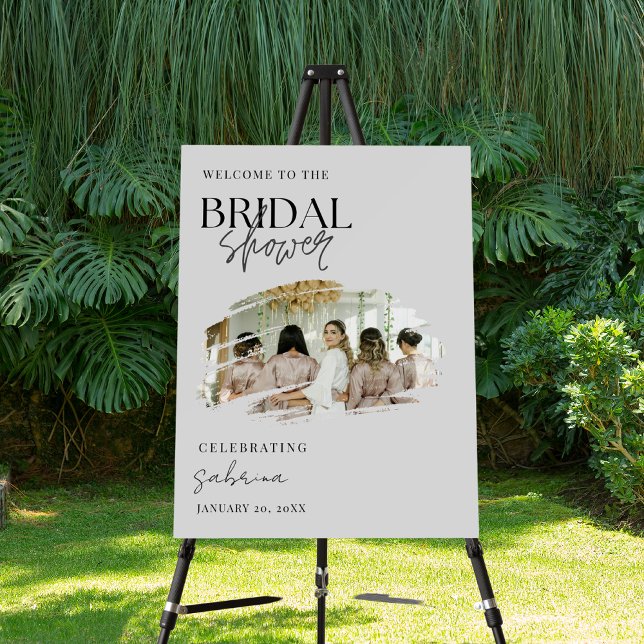 Custom Photo Welcome To The Bridal Shower Foam Board (Creator Uploaded)