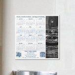 Custom Photo White & Blue Magnetic 2025 Calendar<br><div class="desc">Custom Photo White & Blue Magnetic 2025 Calendar ● Stay top-of-mind all year long with our Custom Photo White & Blue Magnetic 2025 Calendar! Perfect for enhancing your company’s representation, this sleek and practical calendar is a seamless blend of utility and branding. ● Your Voice, Your Vision ● Feature your...</div>