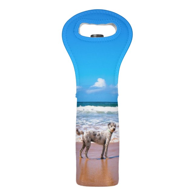 Custom Photo Wine Bag with Your Pet Photos (Front)
