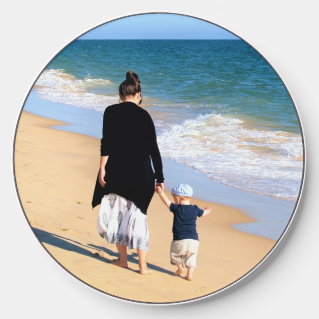 Custom Photo Wireless Charger Personalized Gift (Front)
