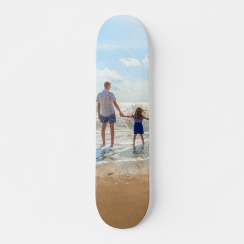 Custom Photo _ With Dad _ Your Own Unique Design Skateboard