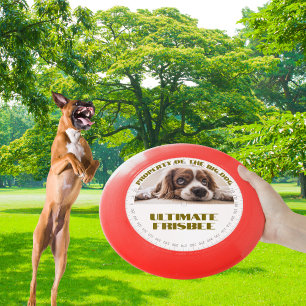 Custom Photo with Half Text Speed Dial Design Wham-O Frisbee