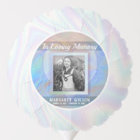 Custom Photo with Holographic Look Balloon