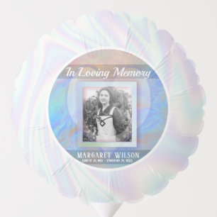 Custom Photo with Holographic Look Balloon