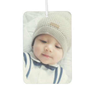 Custom Photo with Monogram and Name Car Air Freshener