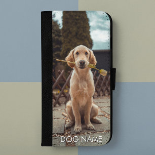 Custom Photo With My Dog Picture On A Cute iPhone 8/7 Wallet Case