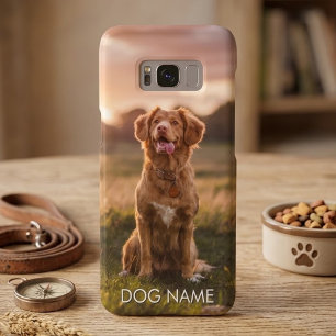 Custom Photo With My Dog Picture On A Cute Uncommon Samsung Galaxy S8 Case