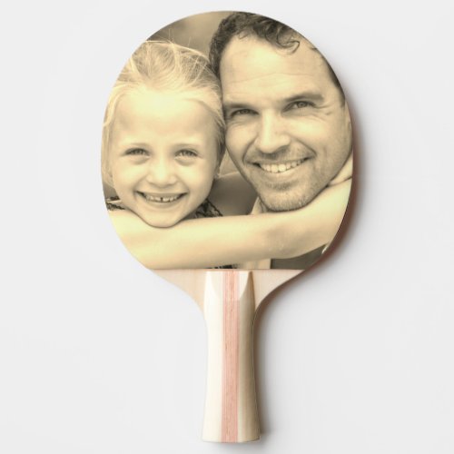 Custom photo with Sepia filter Ping Pong Paddle