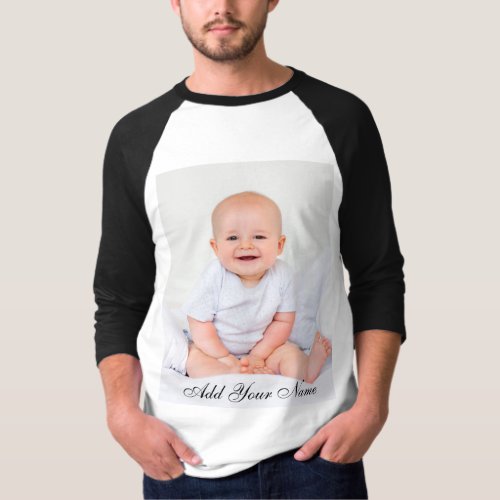 Custom Photo With Your Name T_Shirt