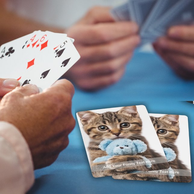 Custom Photo with Your Own Funny Meme Poker Cards (Custom Photo with Your Own Funny Meme Poker Cards)