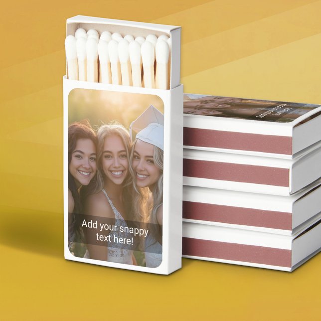 Custom Photo with Your Own Snap Chat Meme Matchboxes (Custom Photo Matchbox with Matches)