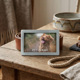 Custom Photo With Your Pet Dog Name Picture On Belt Buckle