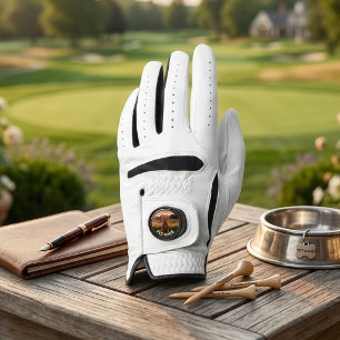 Custom Photo With Your Pet Dog Name Picture On Golf Glove