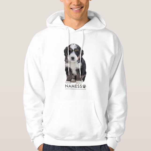 Custom Photo With Your Pet Dog Name Picture On Hoodie (Front)