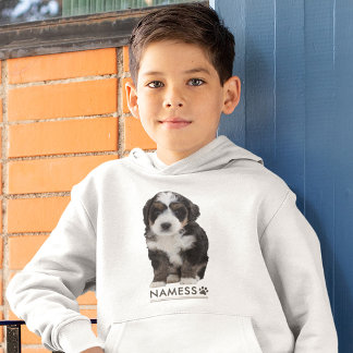 Custom Photo With Your Pet Dog Name Picture On Hoodie