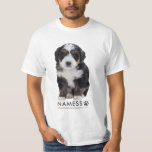 Custom Photo With Your Pet Dog Name Picture On T-Shirt