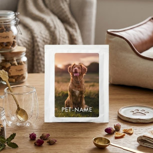 Custom Photo With Your Pet Dog Name Picture On Tea Bag Drink Mix