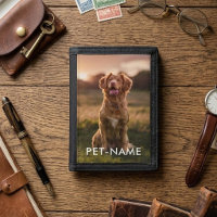 Custom Photo With Your Pet Dog Name Picture On