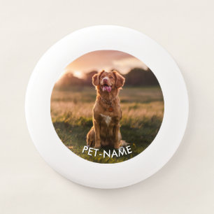 Custom Photo With Your Pet Dog Name Picture On Wham-O Frisbee