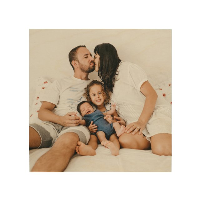 Custom Photo Wood Wall Art (Front)