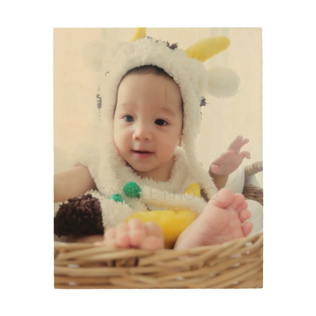 Custom Photo Wood Wall Art (Front)